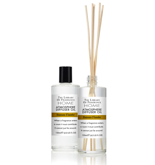 The Library Of Fragrance Banana Flambee Diffuser Oil 120ml AKA Demeter Fragrance 120 ml